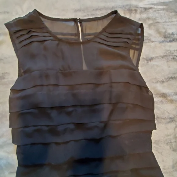 Dressy Adrianna Papell black dress - Picture 9 of 16